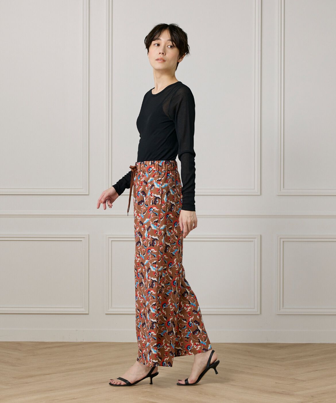 I.T.'S international「ヴィンテージフラワーイージーパンツ」|その他|