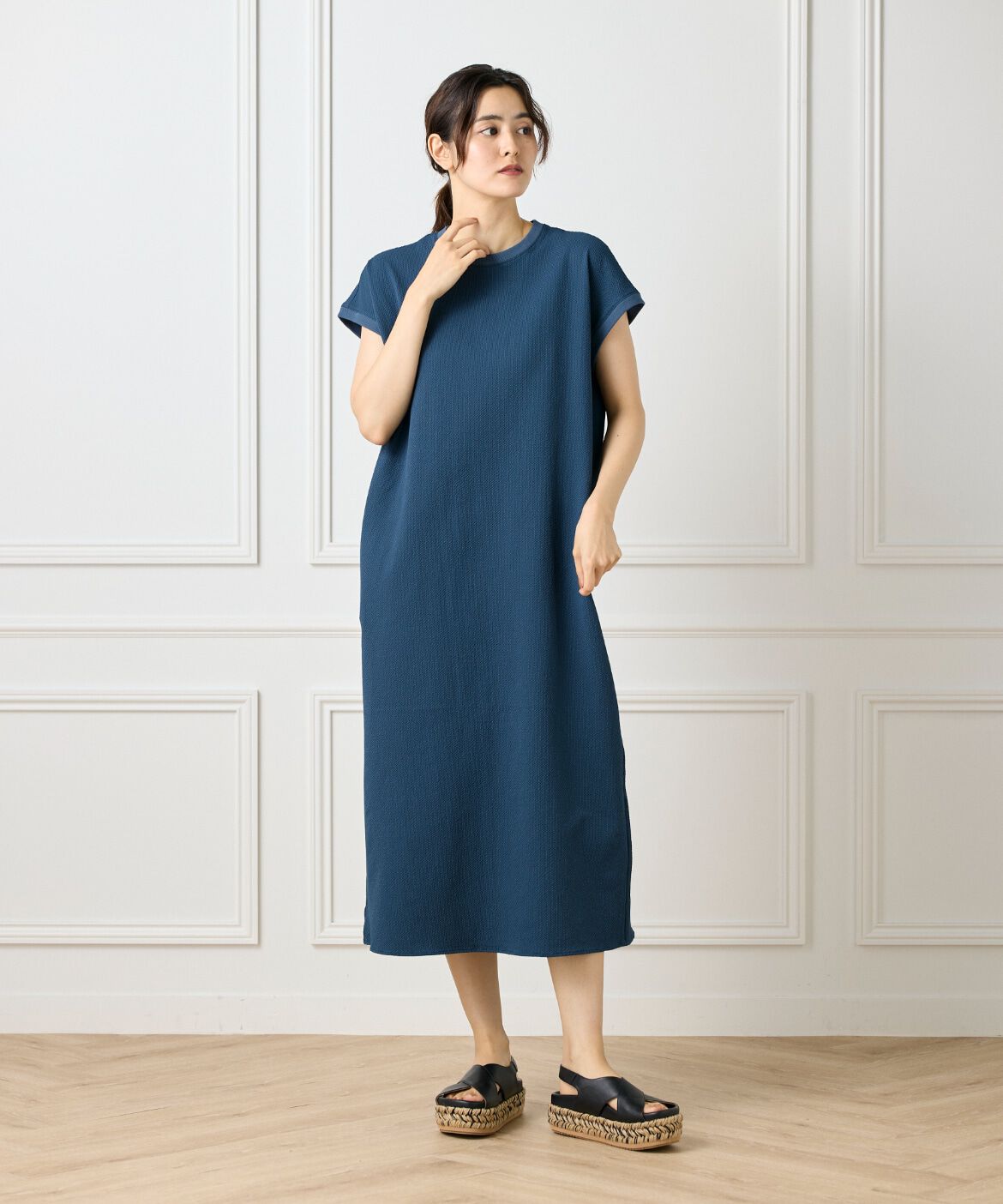 DAY by DAY it&rsquo;s international「フレンチスリーブワンピース《グランサッカー》」|ワンピース|