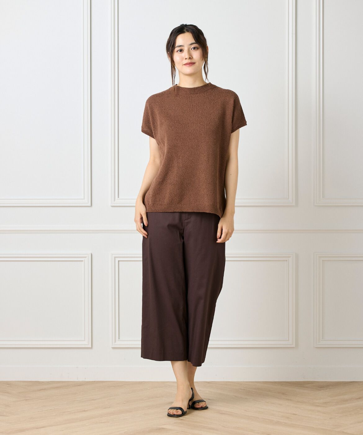 7-IDconcept.「《大きいサイズ》ブークレミックスニット」|ニット・セーター|