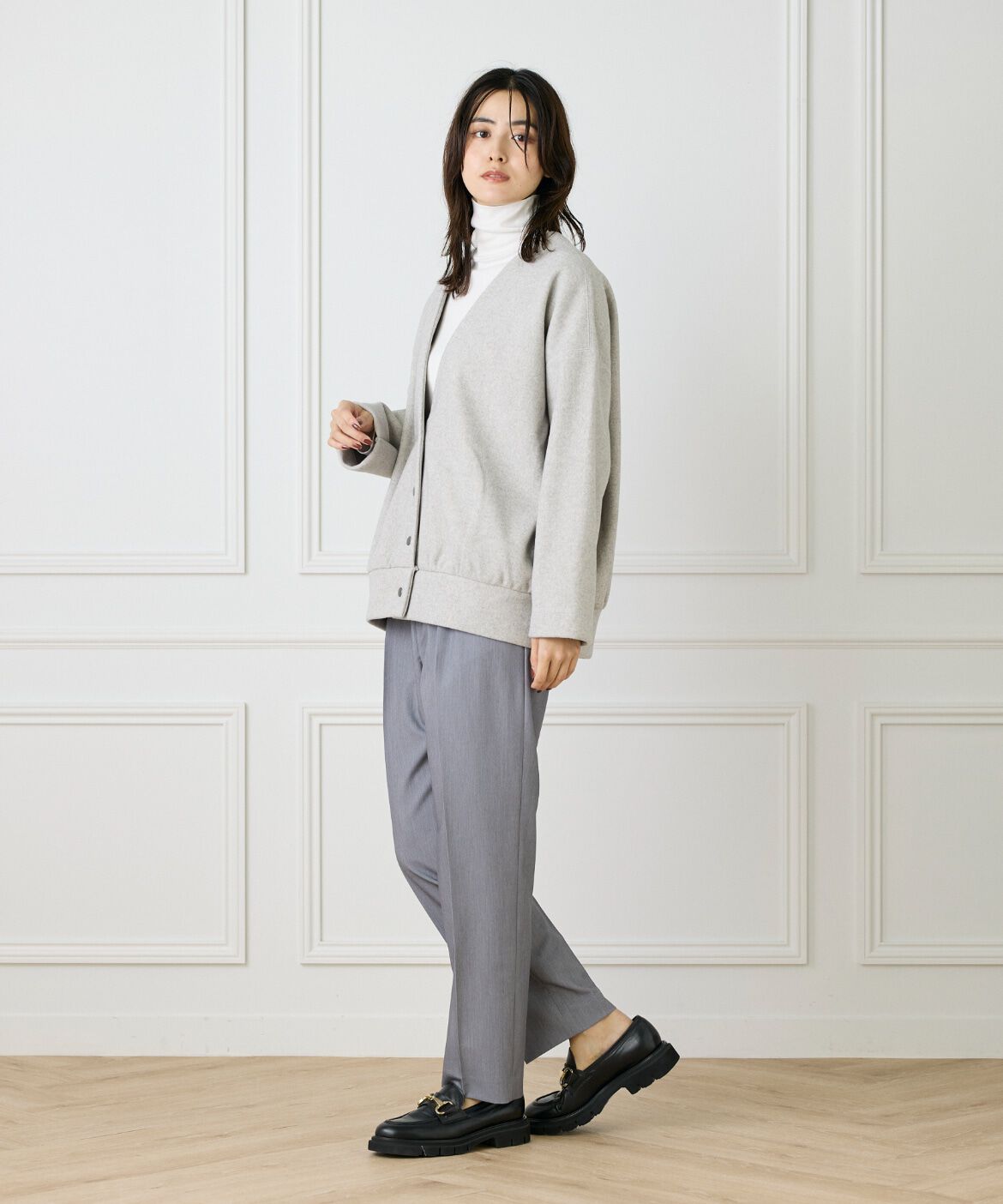 DAY by DAY it&rsquo;s international「タックテーパードパンツ《TRストレッチ》」|スラックス|