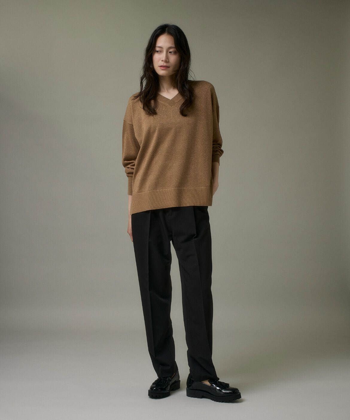 DAY by DAY it&rsquo;s international「タックテーパードパンツ《TRストレッチ》」|スラックス|