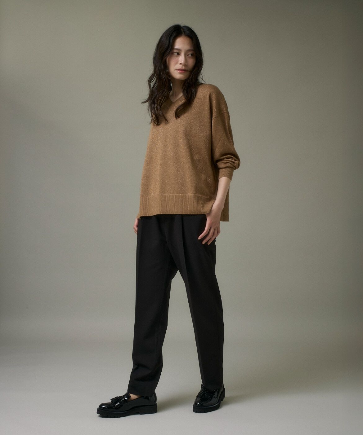 DAY by DAY it&rsquo;s international「タックテーパードパンツ《TRストレッチ》」|スラックス|