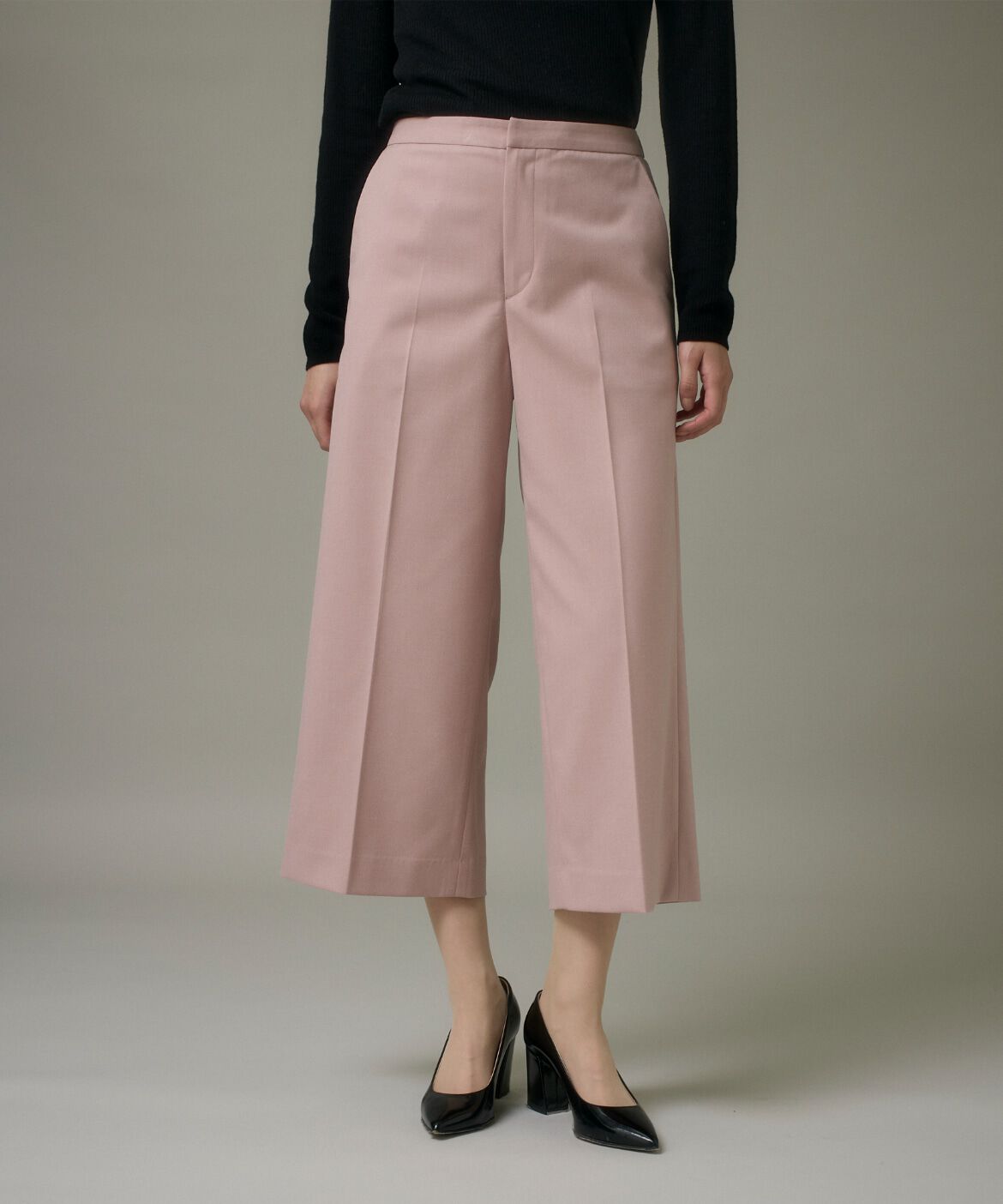 DAY by DAY it&rsquo;s international「ワイドクロップトパンツ《TRサキソニー裏起毛》」|その他|グレイッシュ 3