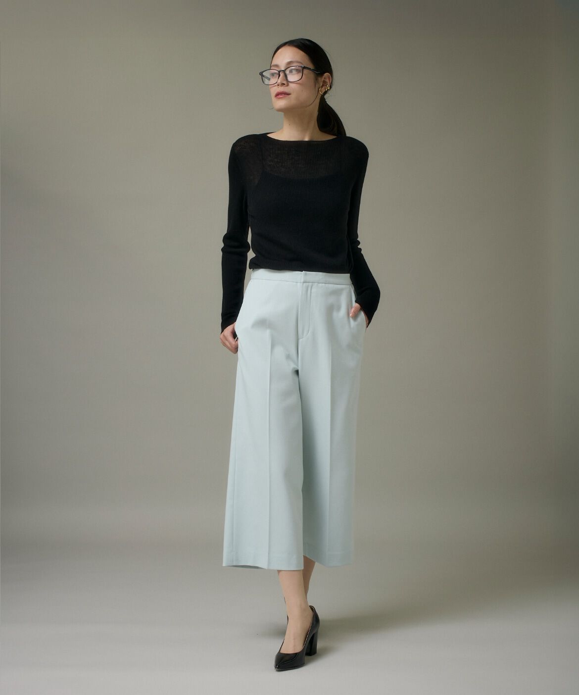 DAY by DAY it&rsquo;s international「ワイドクロップトパンツ《TRサキソニー裏起毛》」|その他|