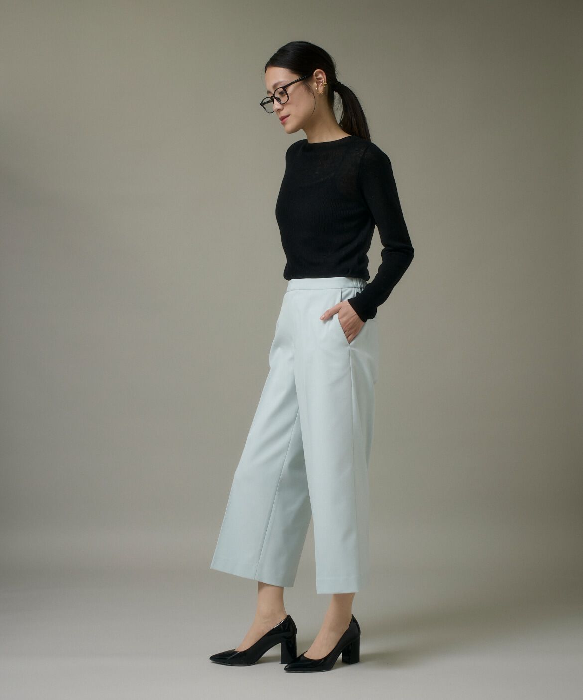 DAY by DAY it&rsquo;s international「ワイドクロップトパンツ《TRサキソニー裏起毛》」|その他|