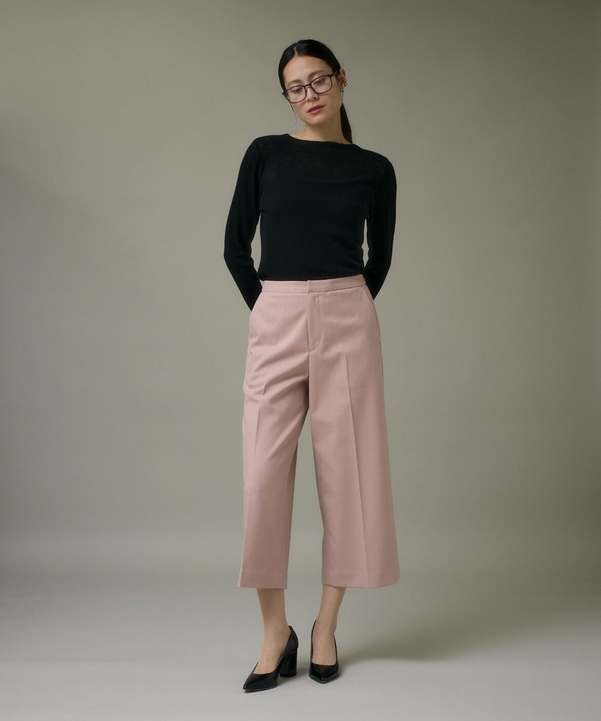 DAY by DAY it&rsquo;s international「ワイドクロップトパンツ《TRサキソニー裏起毛》」|その他|