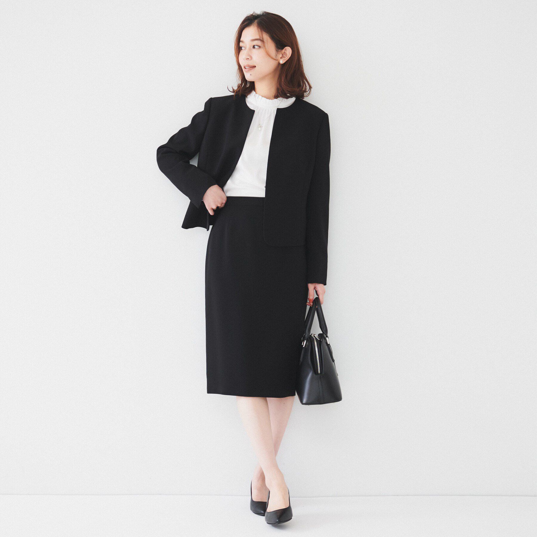 UNTITLED「【通勤スーツ】タイトスカート」|スカート|