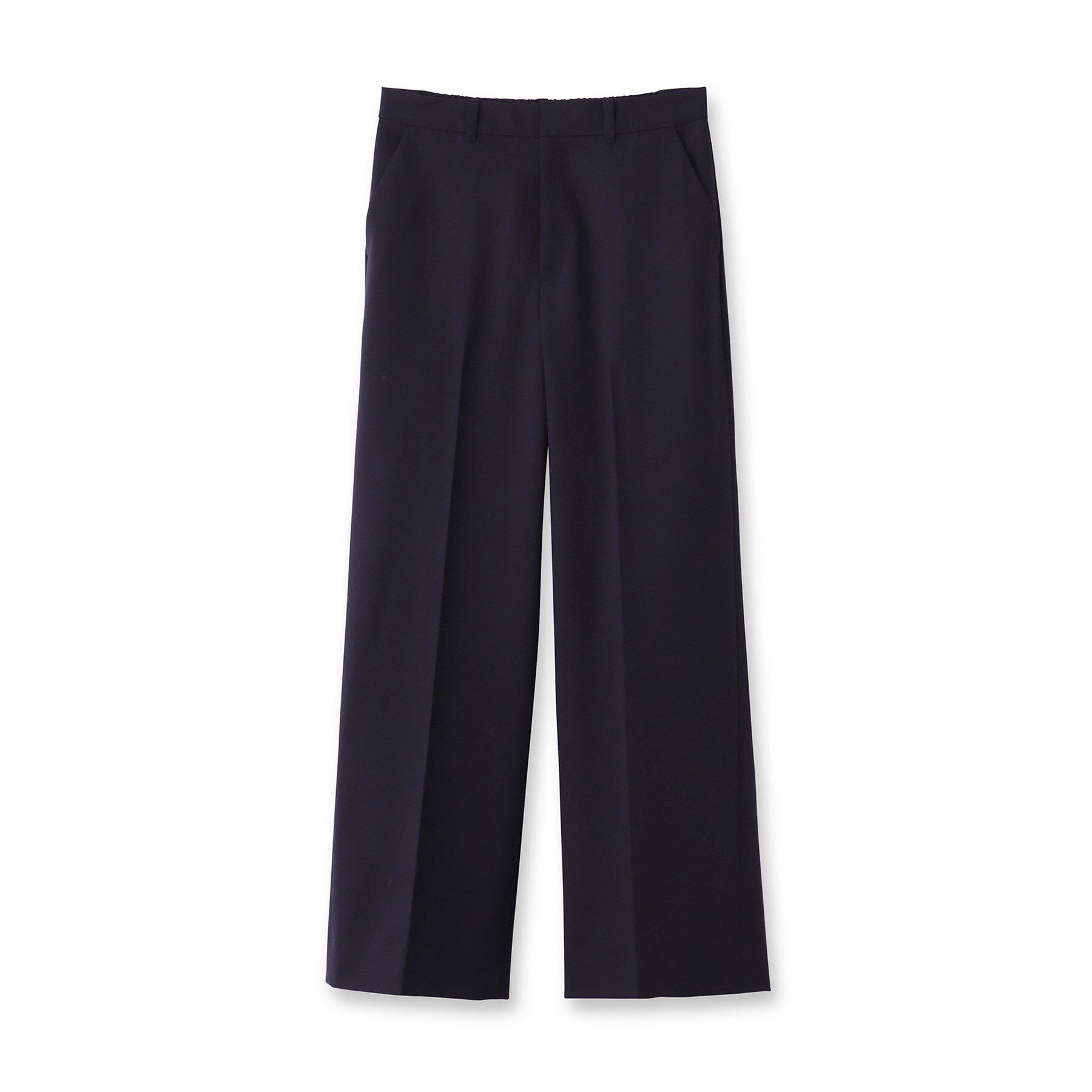 UNTITLED「【後ろウエストゴム/きれいめ】ストレッチ ワイドパンツ」|その他|