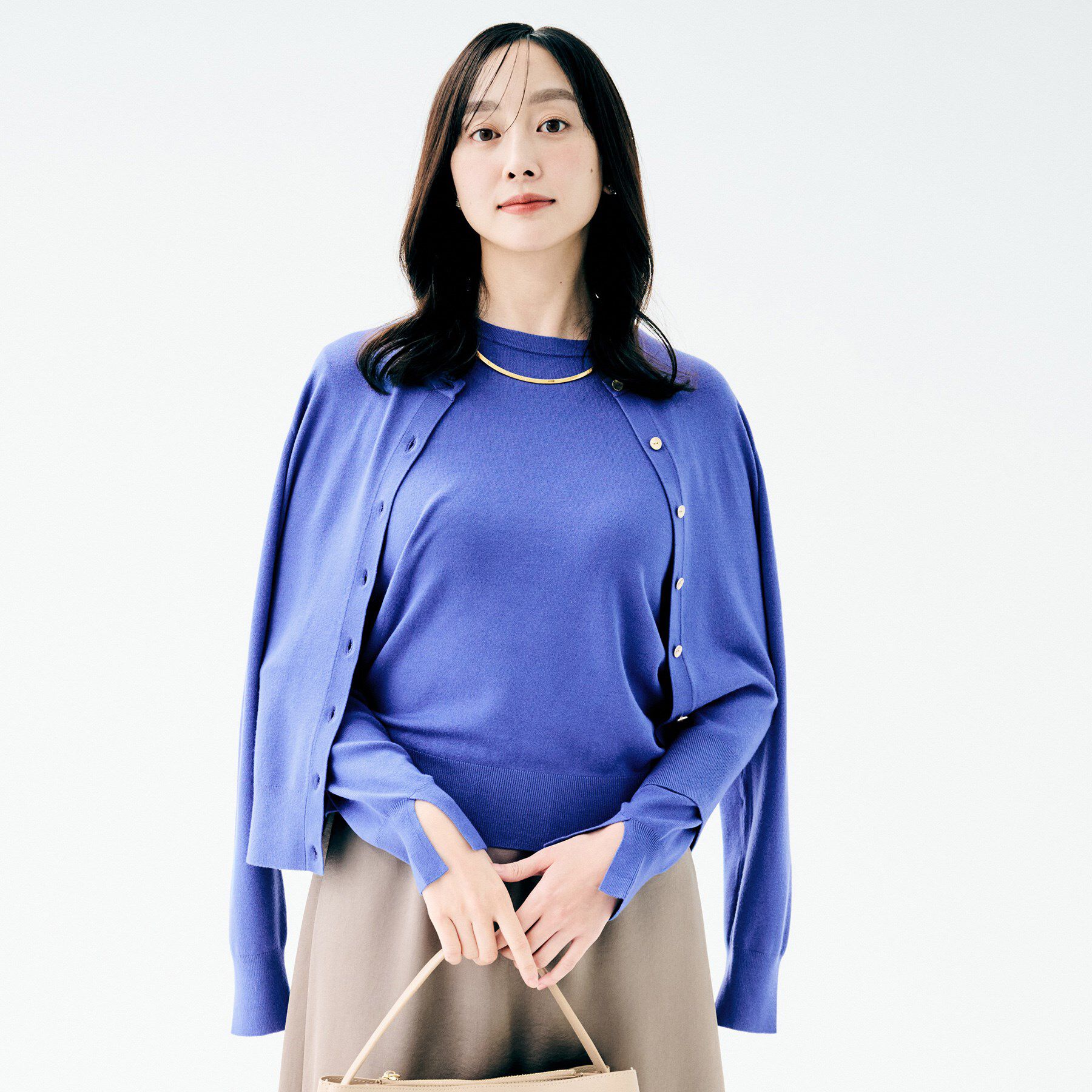 UNTITLED「【アンサンブル可/洗える】ウォームスパン カーディガン」|カーディガン|