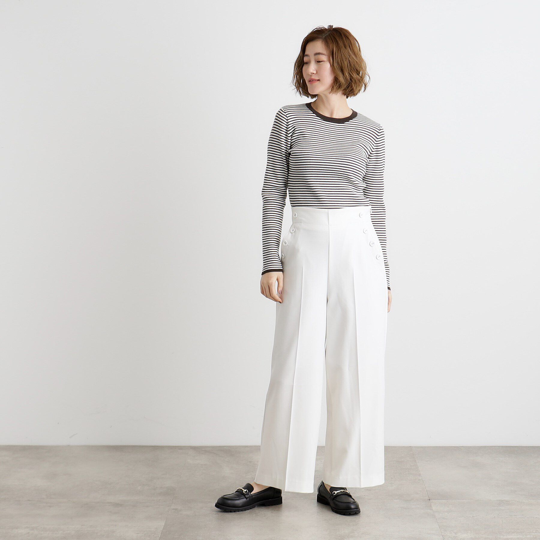 grove「【抗ピル／MW】リブニットプルオーバー」|ニット・セーター|