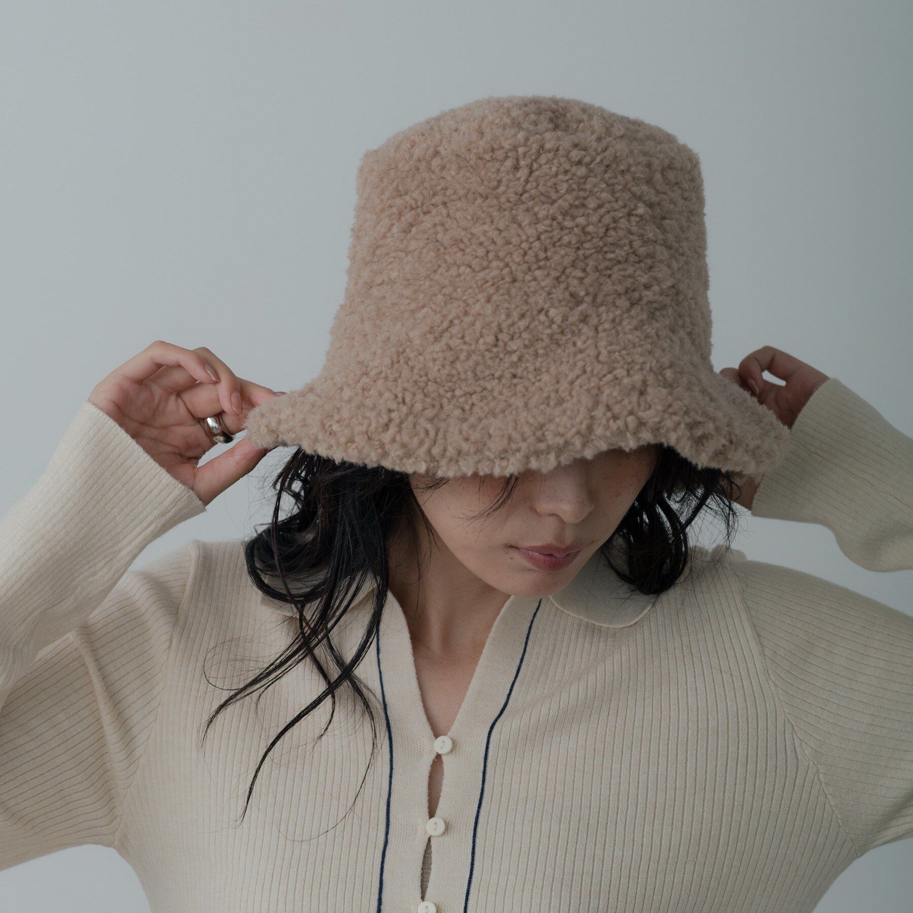 GALLEST「ボアバケットハット」|ハット|