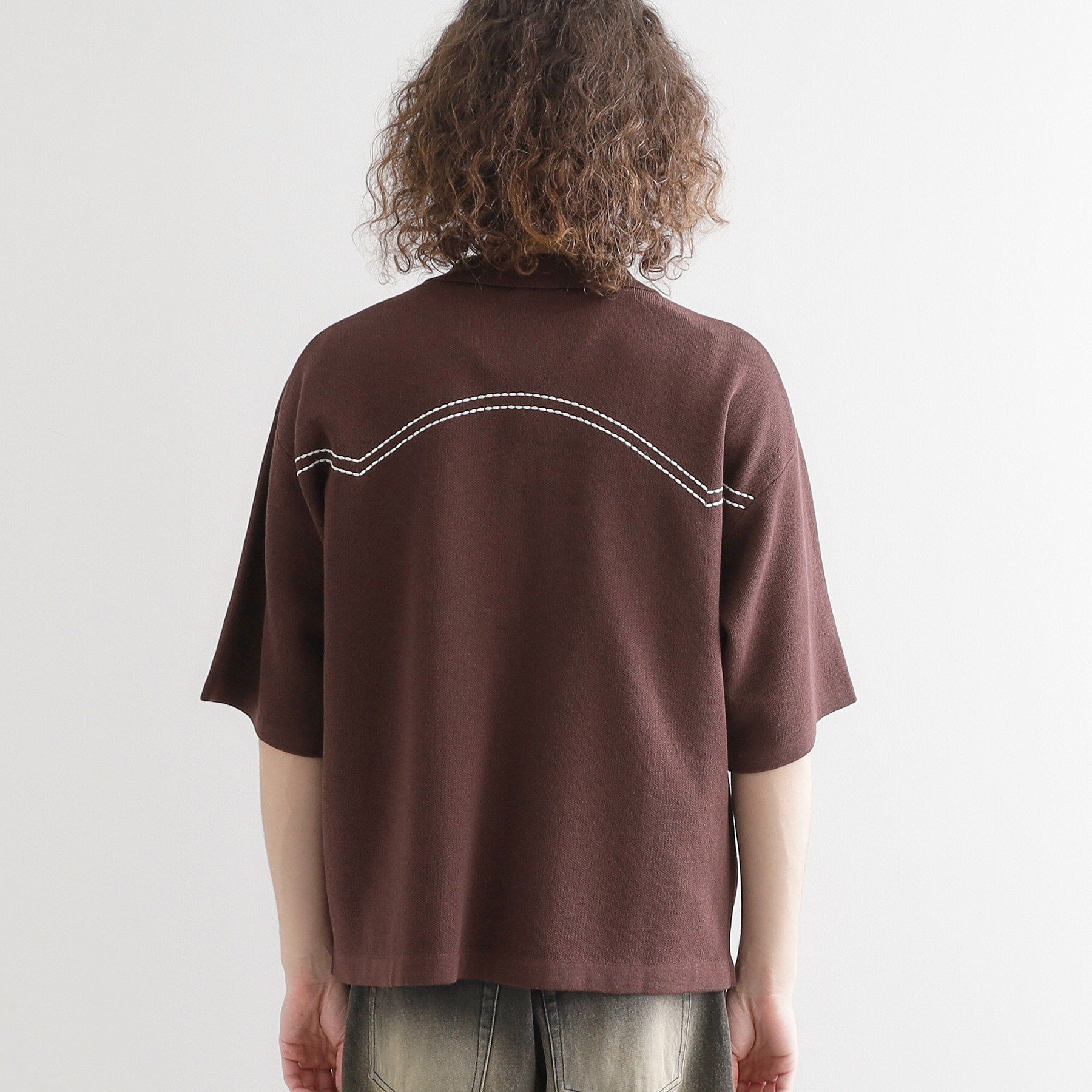 tk.TAKEO KIKUCHI「ウェスタンポロカーディガン」|カーディガン|