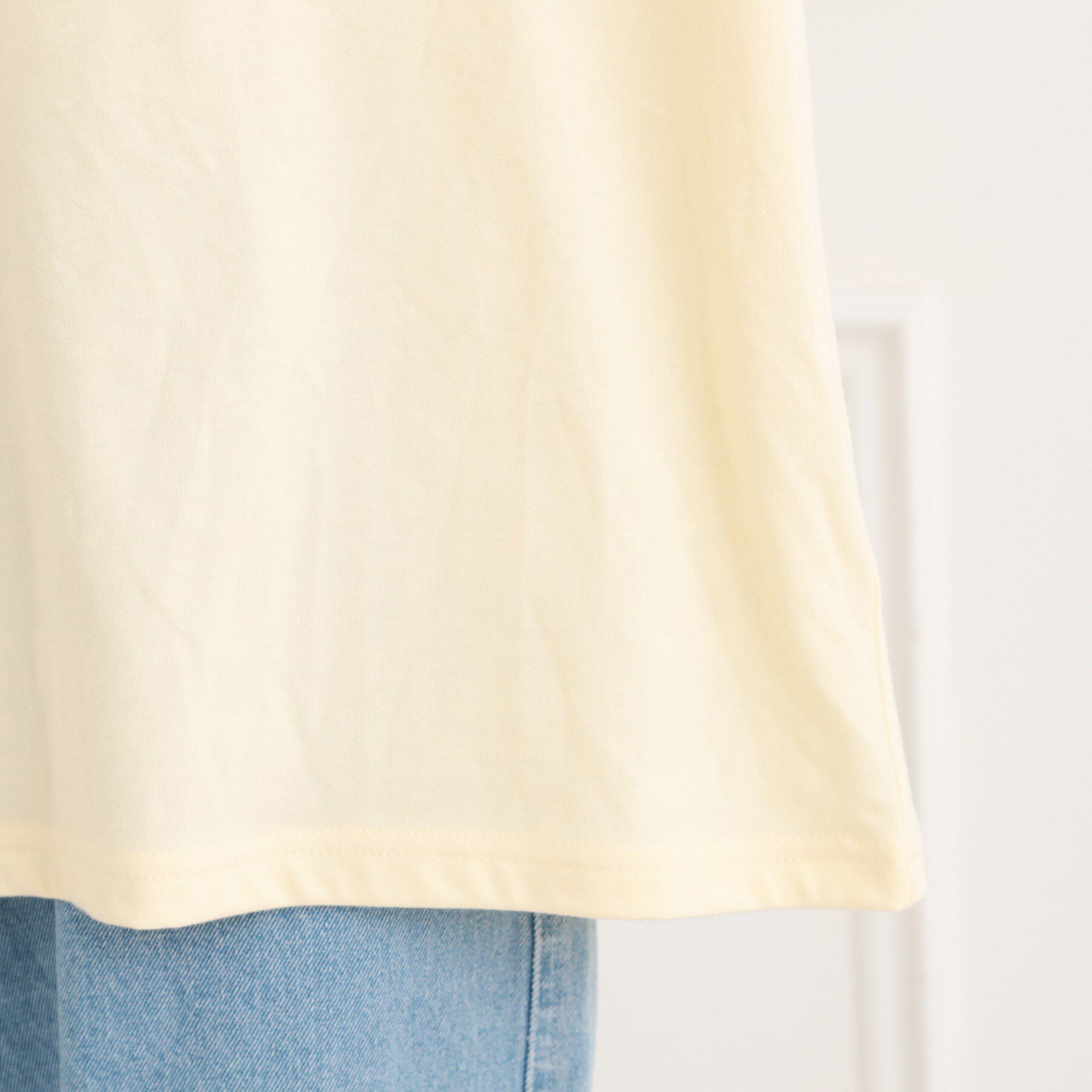 PINK-latte「さがら刺繍ビッグTシャツ」|Tシャツ・カットソー|