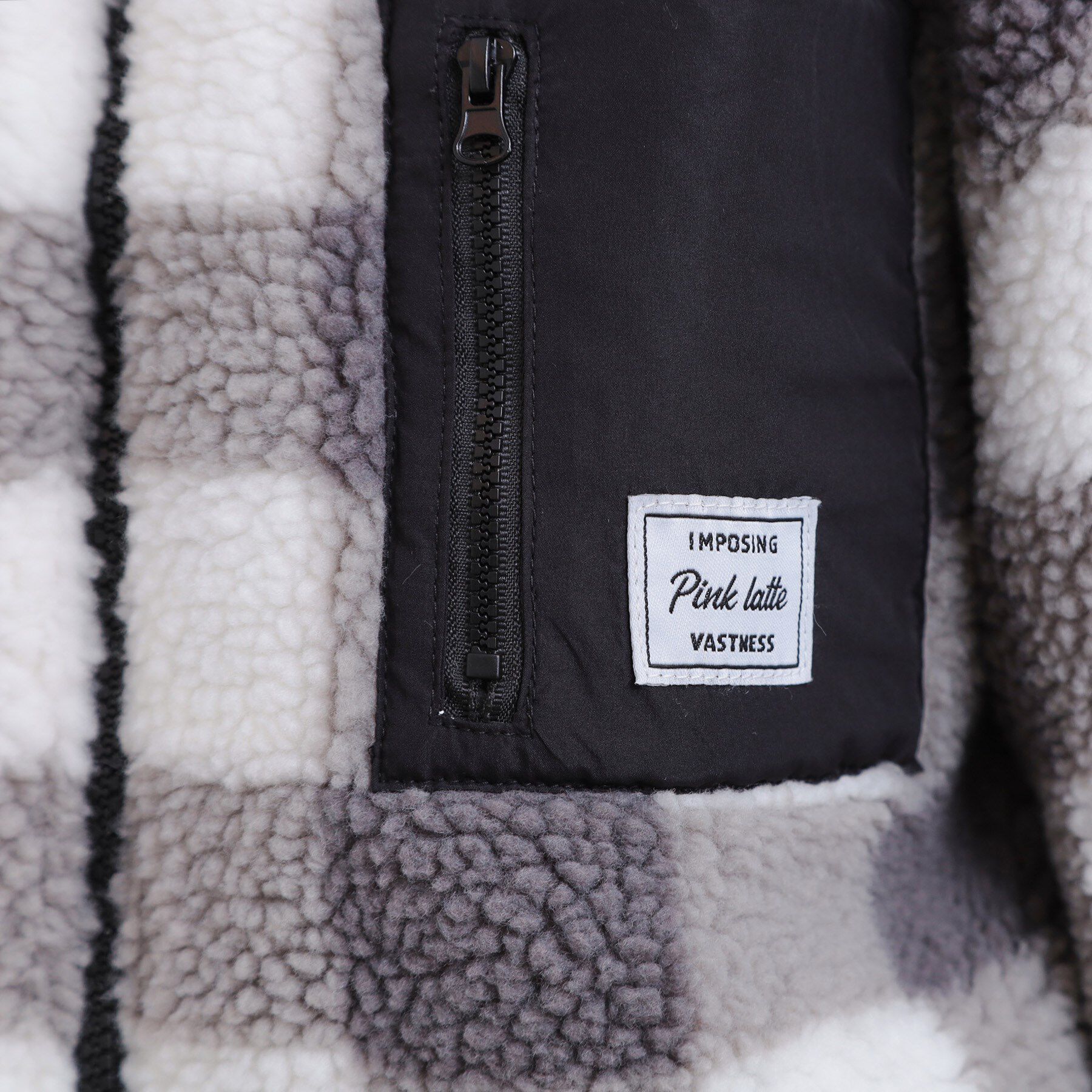 PINK-latte「ボアリバーシブルブルゾン」|ブルゾン・スタジャン|