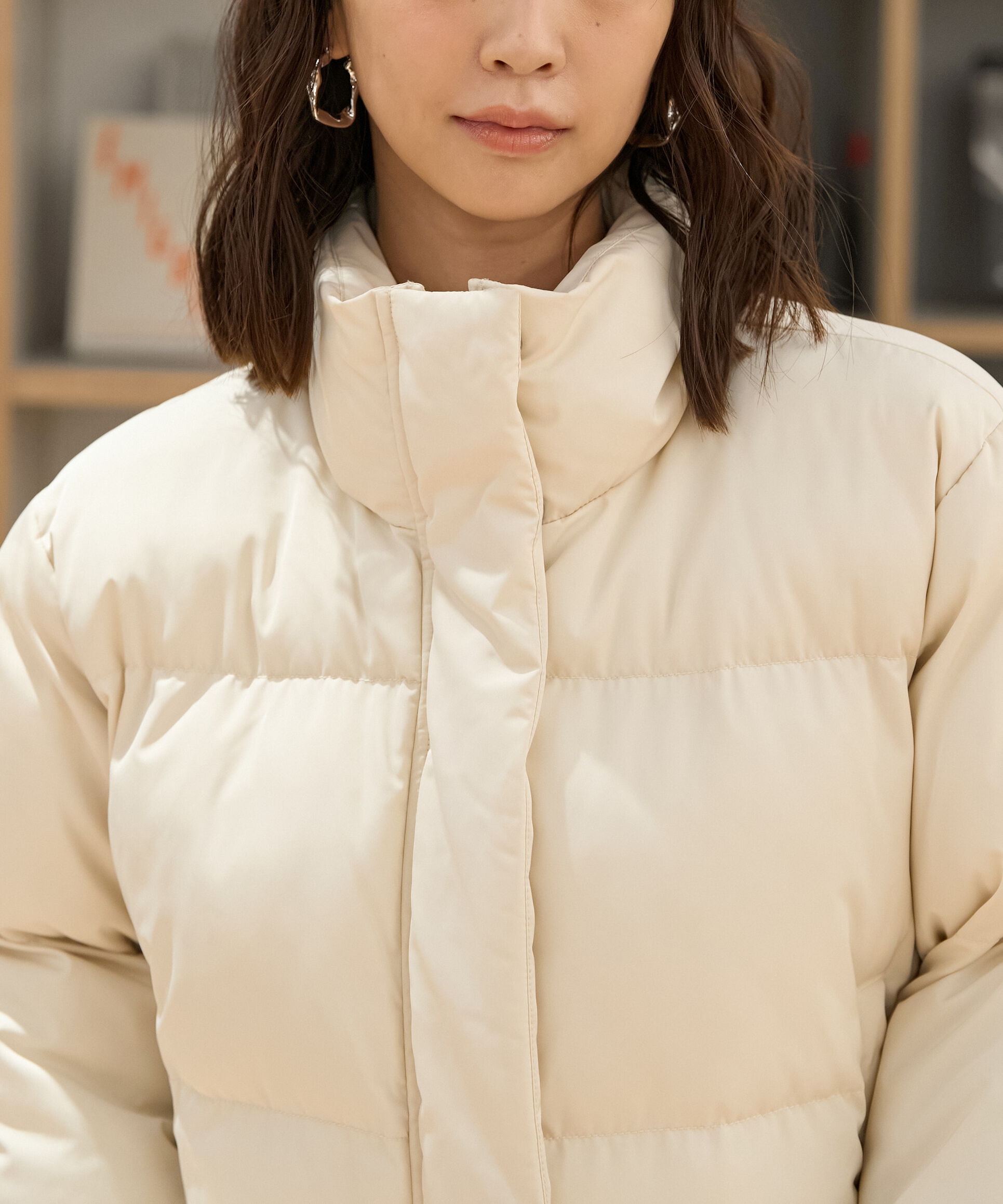  「スタンドショート中綿ブルゾン」|ブルゾン・スタジャン|