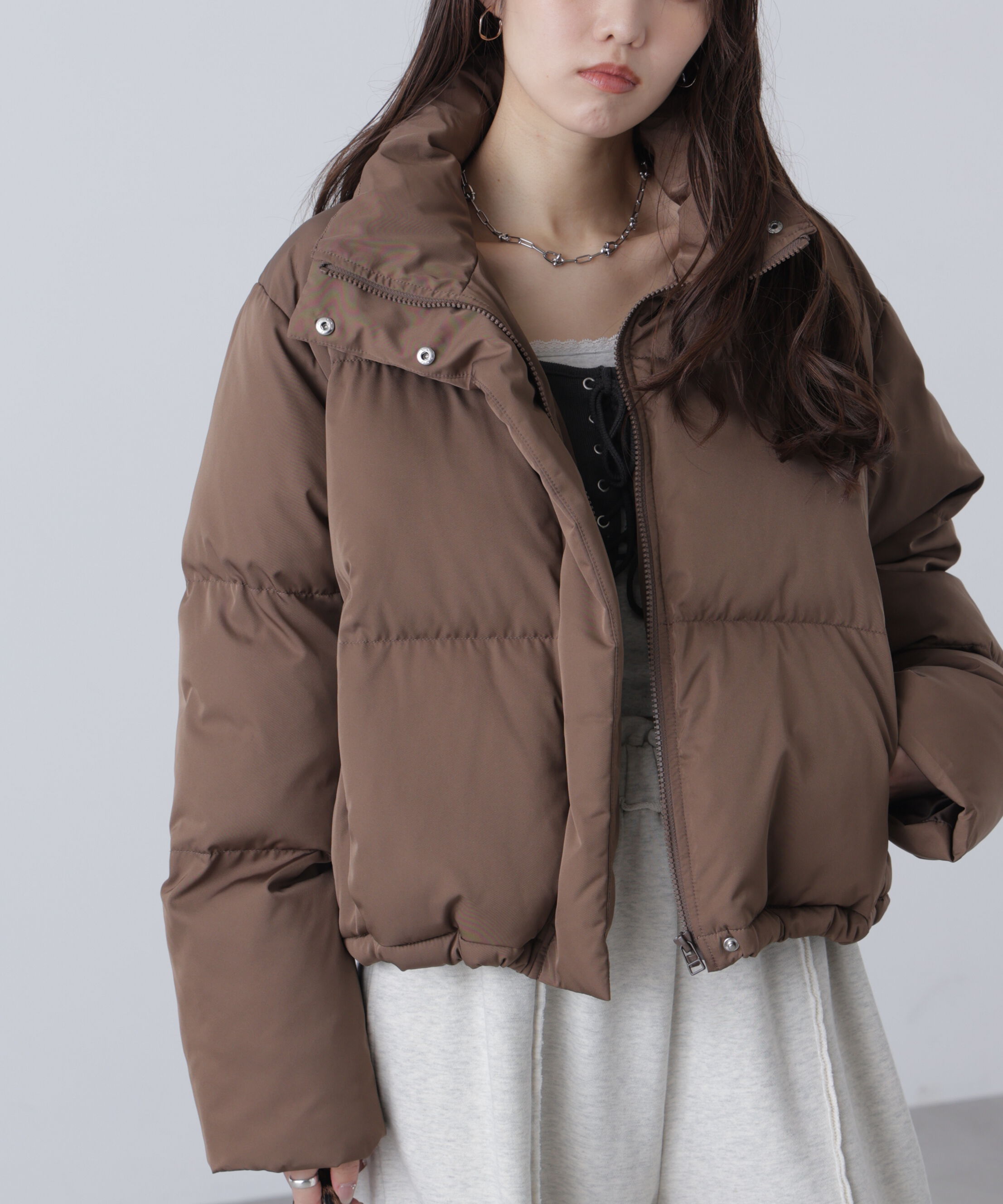  「スタンドショート中綿ブルゾン」|ブルゾン・スタジャン|