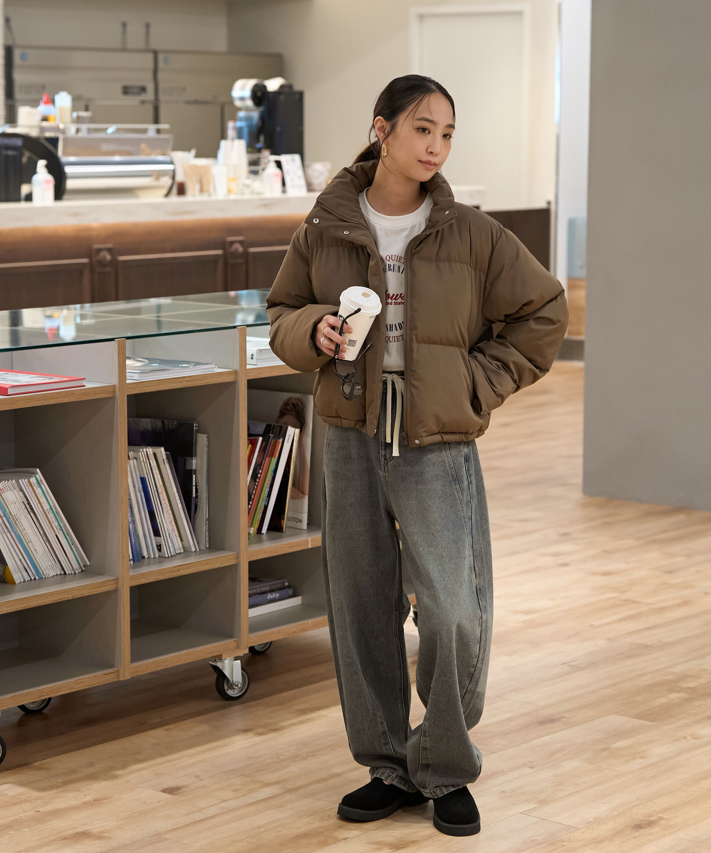  「スタンドショート中綿ブルゾン」|ブルゾン・スタジャン|