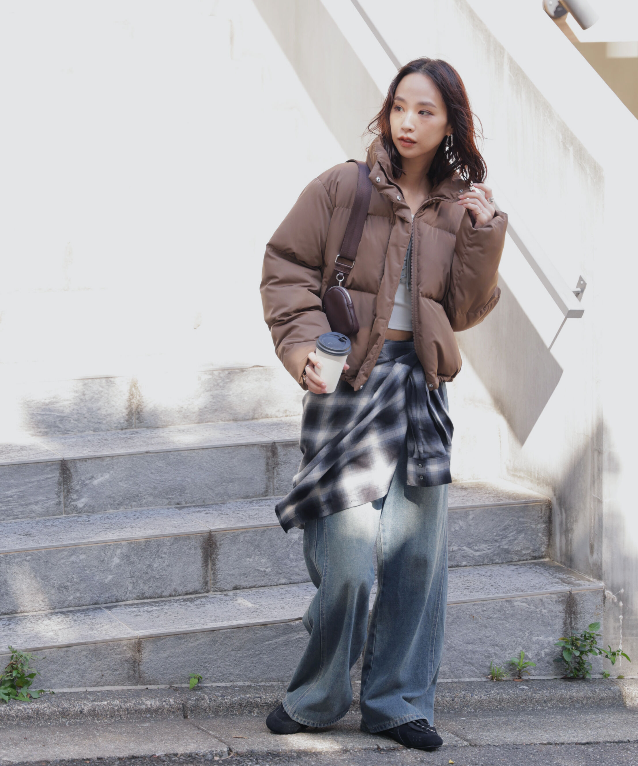  「スタンドショート中綿ブルゾン」|ブルゾン・スタジャン|