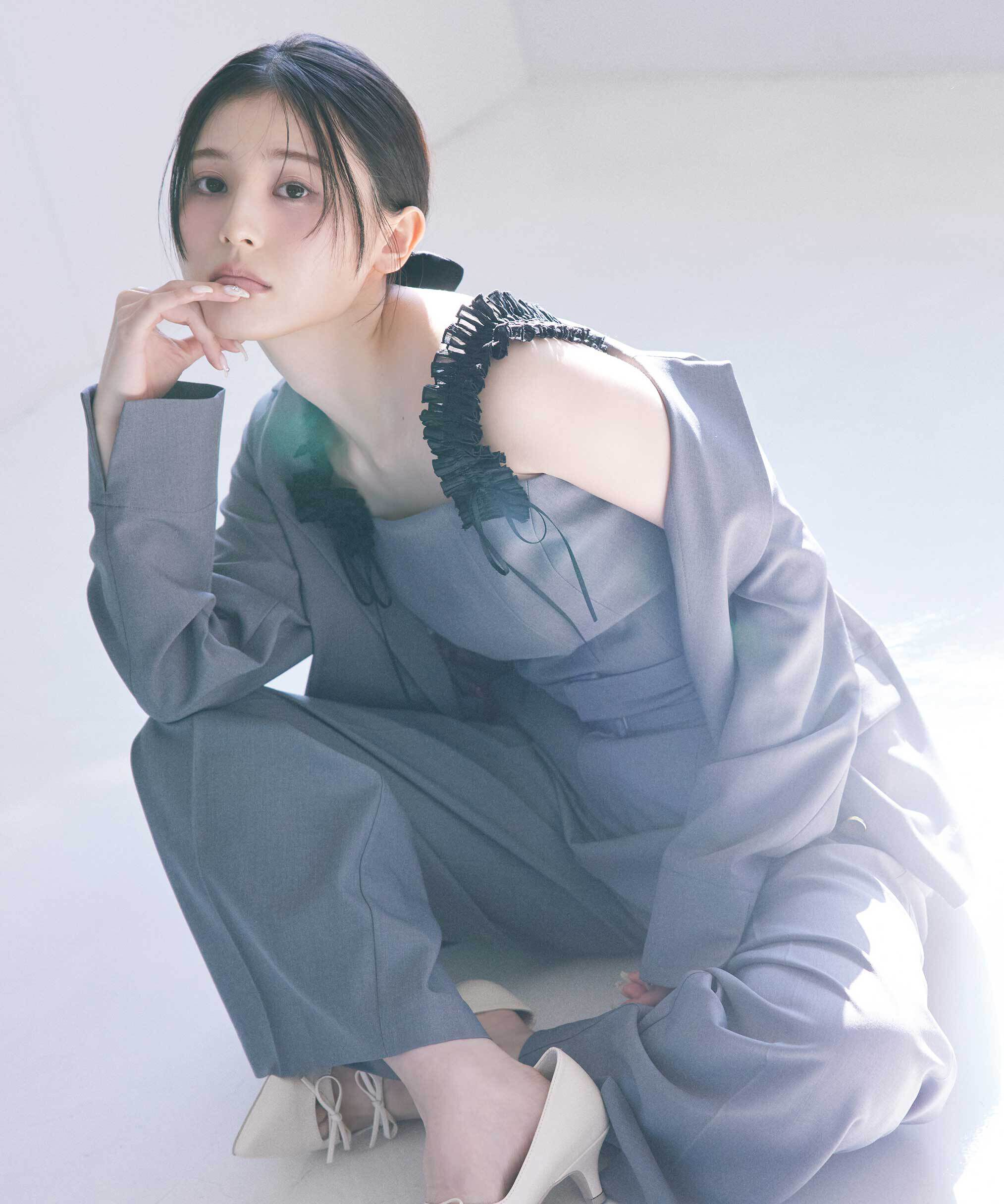  「〈セットアップ対応〉フリルショルダービスチェ」|シャツ・ブラウス|