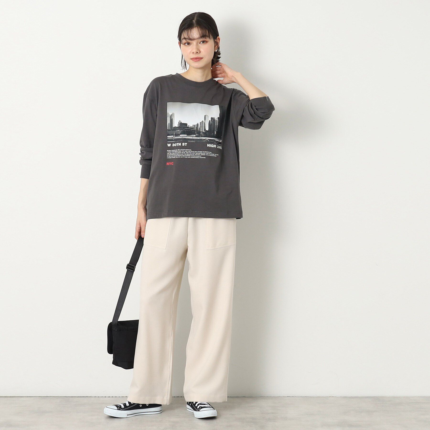 Dessin「【ユニセックス・洗える】フォトプリントロングスリーブTシャツ」|Tシャツ・カットソー|