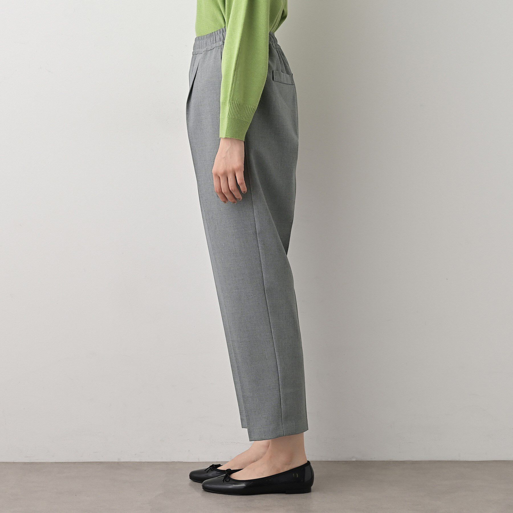 Dessin「【ウエストゴム/裏地付き】コンフォートテーパードパンツ」|その他|