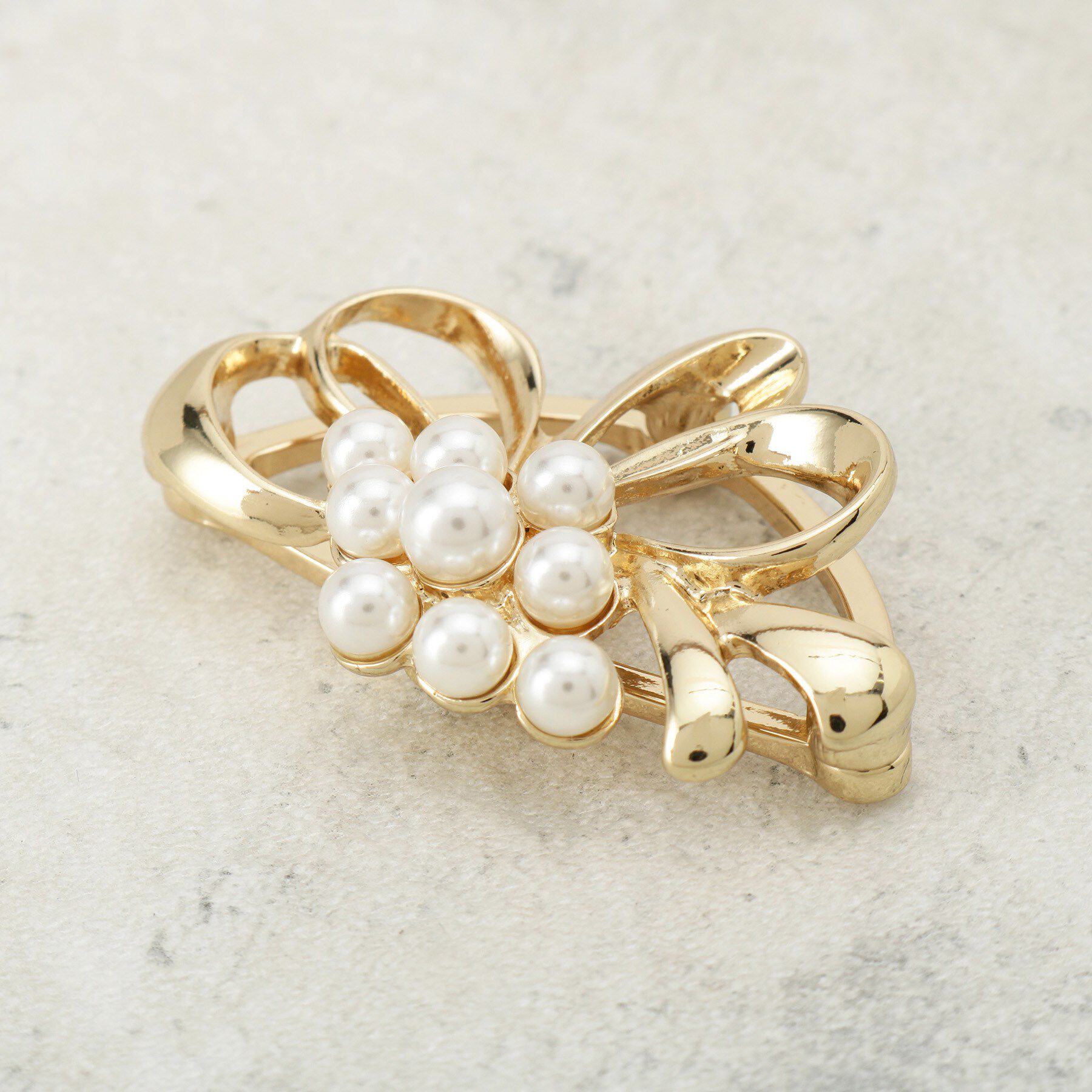 Dessin「【入卒/セレモニー】リボンモチーフマグネットブローチ」|ブローチ・コサージュ|