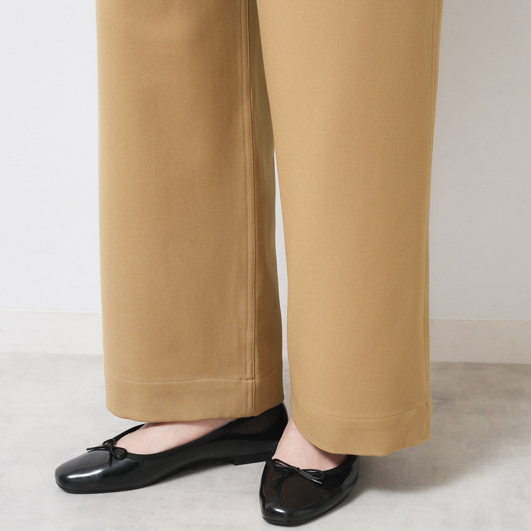 Dessin「【ウエストゴム/洗える】ツイルセミワイドパンツ」|その他|