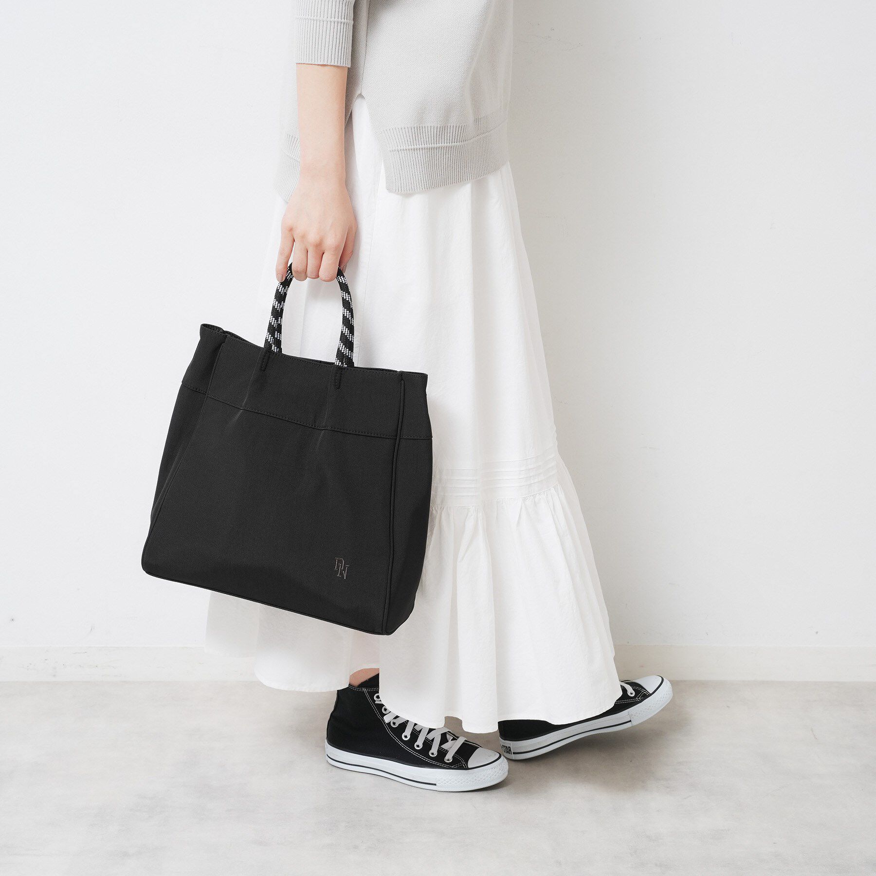 Dessin「【軽量・2WAY】カラーコードトート」|トートバッグ|ブラック(019)