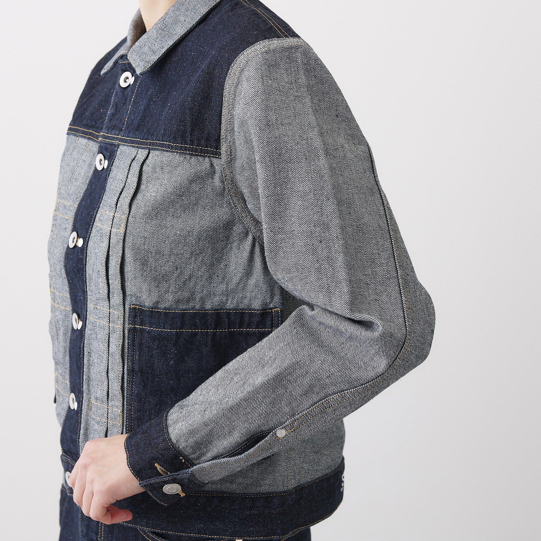 Dessin「【ユニセックス/2WAY】リバーシブルデニムジャケット」|デニムジャケット|