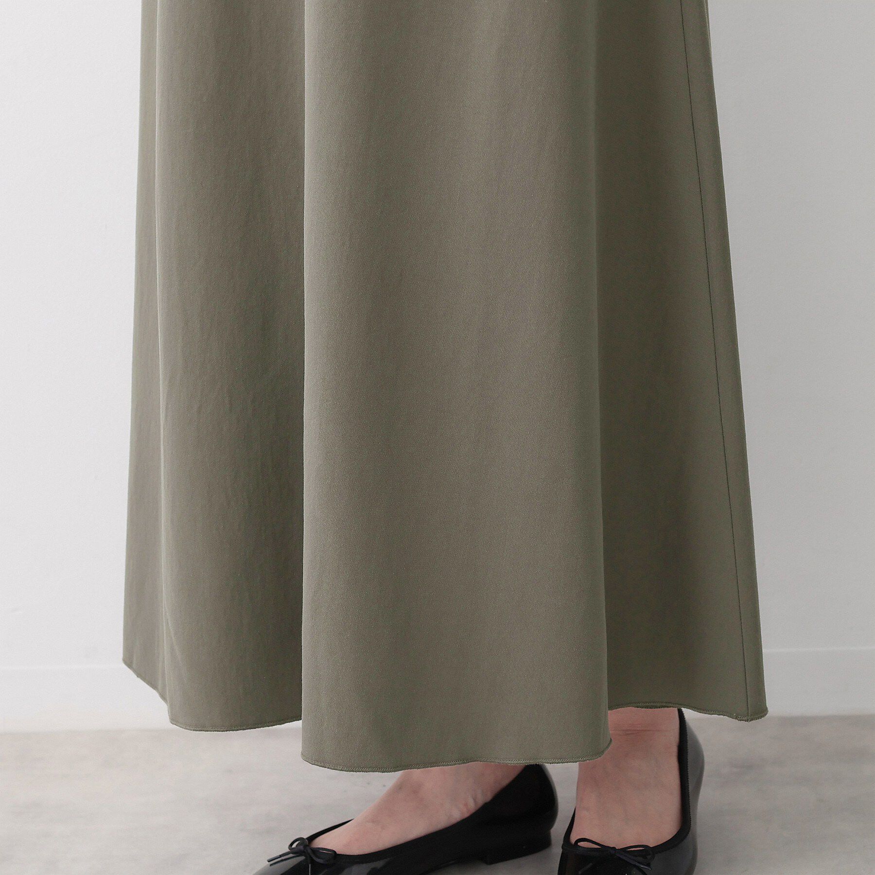 Dessin「【ウエストゴム/洗える】フィブリルソフトAラインスカート」|スカート|