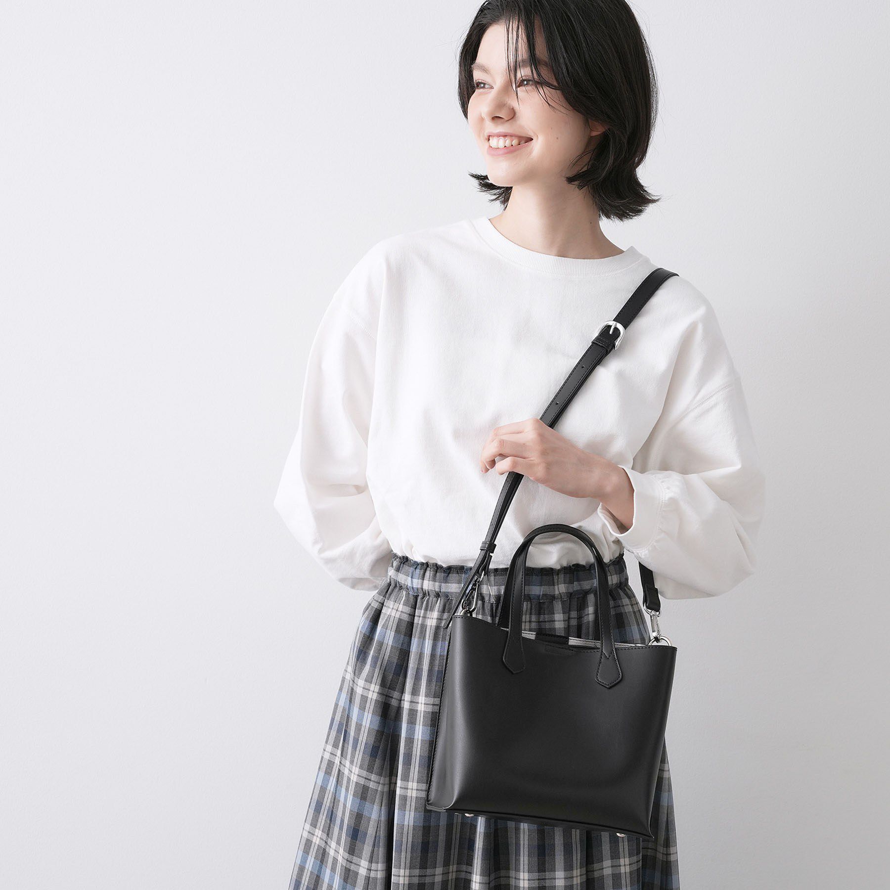 Dessin「【2WAY/軽量】スクエアトートバッグ」|トートバッグ|