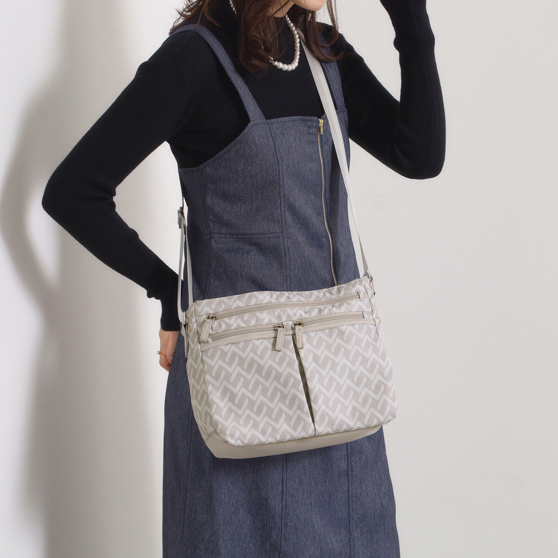 ITS&rsquo;DEMO「アソートミニショルダー」|ショルダー・メッセンジャー|グレージュ(150)