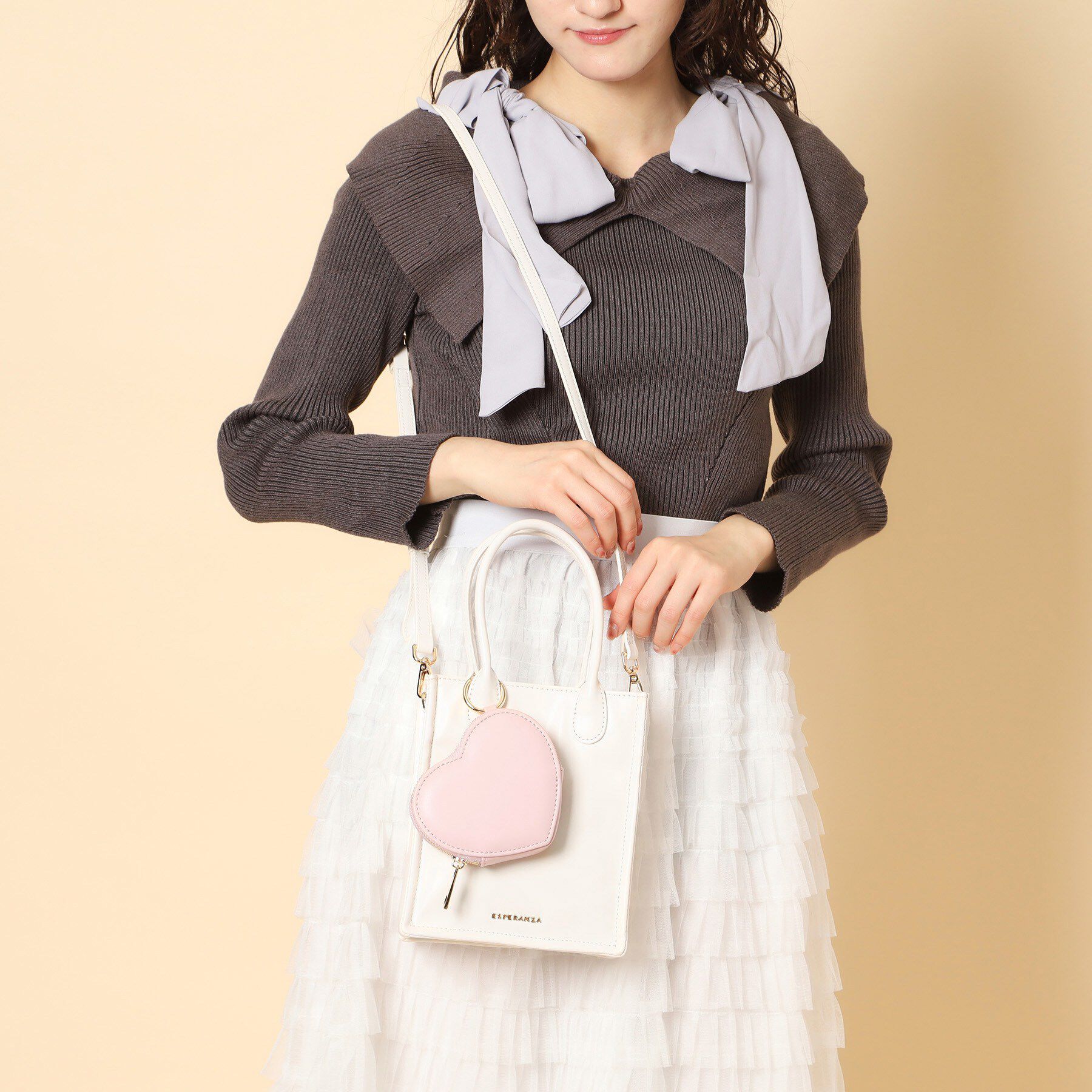 ESPERANZA「【VALENTINE Collection】ハートショルダーバッグ」|ショルダー・メッセンジャー|