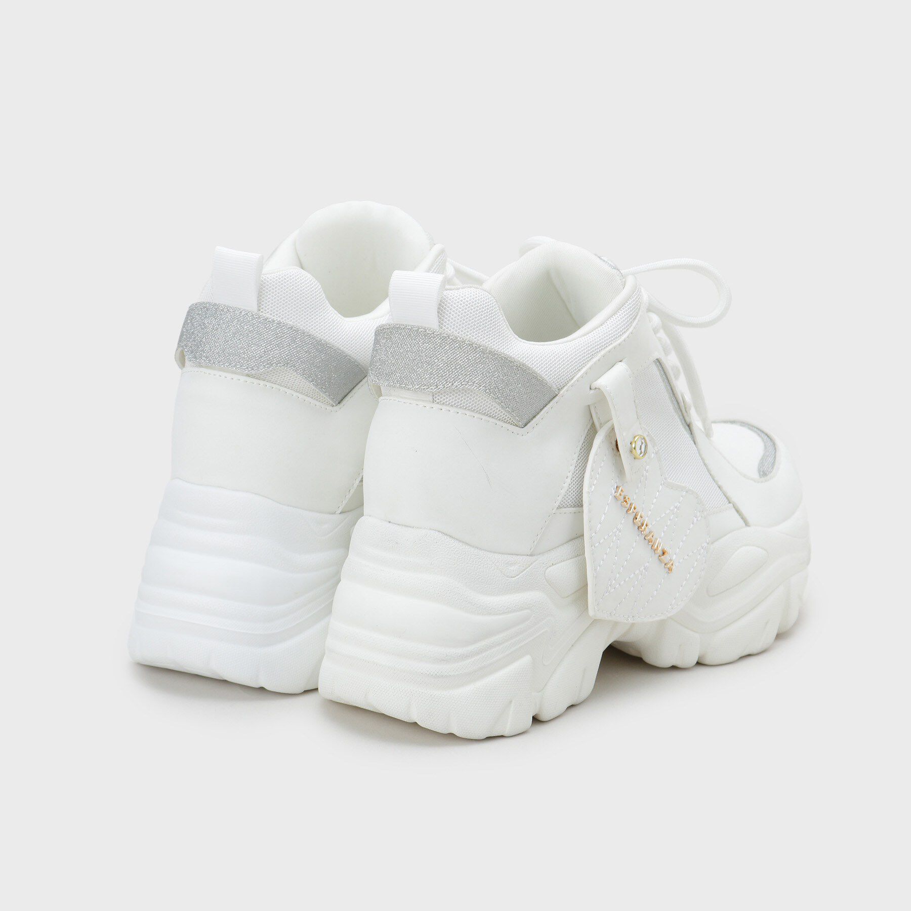 ESPERANZA「【VALENTINE Collection】きゅんフィットハートチャームスニーカー」|スニーカー|