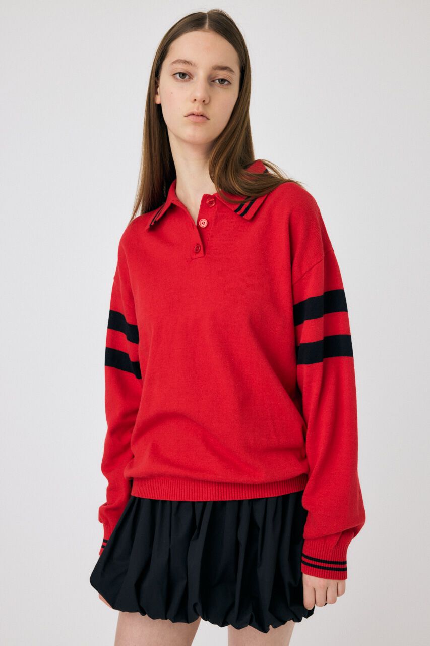 MOUSSY「RUGGER ニットポロ」|ニット・セーター|