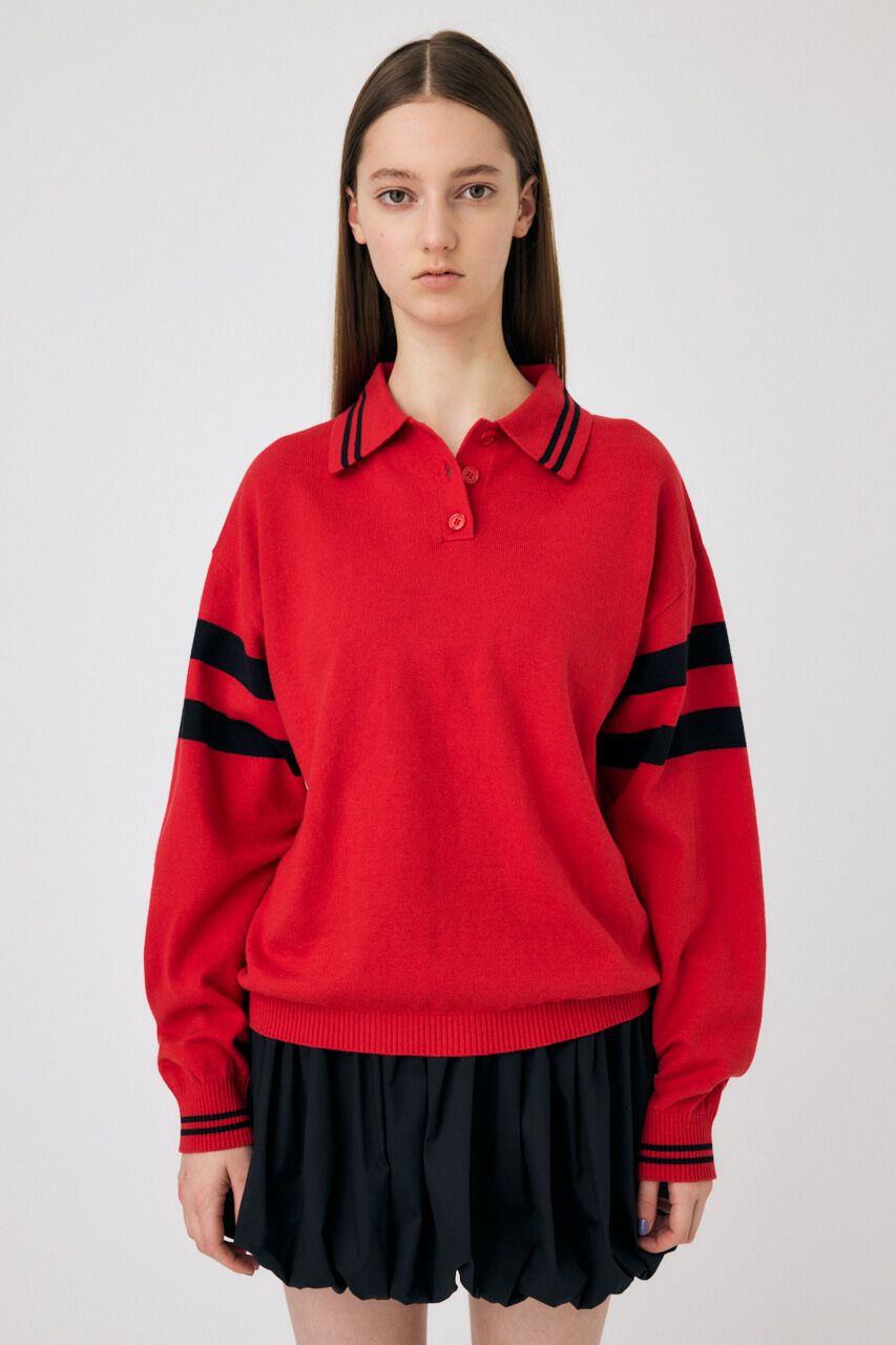 MOUSSY「RUGGER ニットポロ」|ニット・セーター|