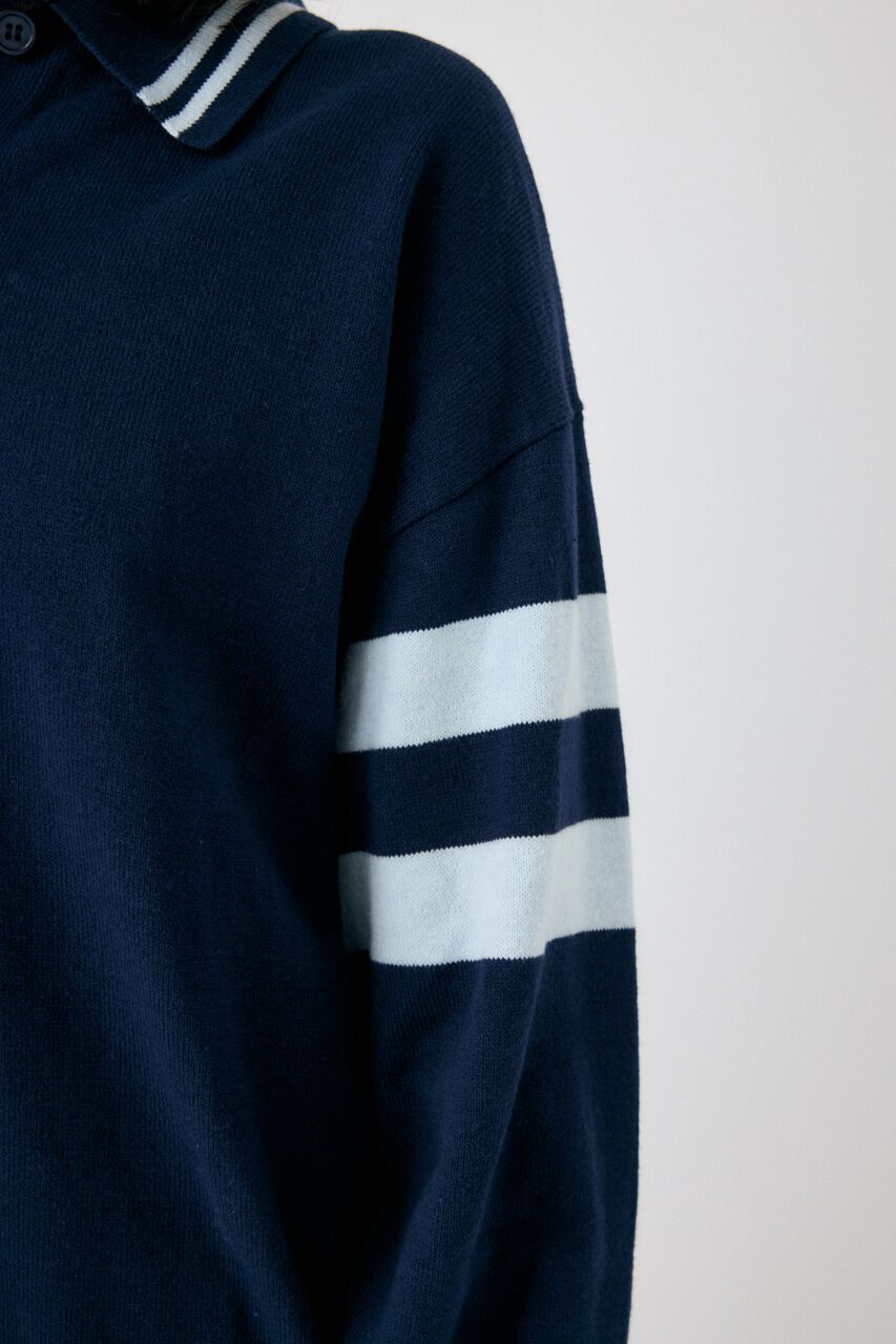 MOUSSY「RUGGER ニットポロ」|ニット・セーター|