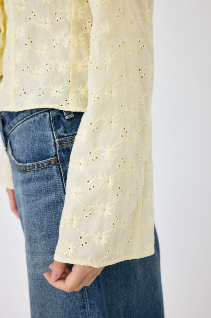 MOUSSY「FRONT TIE EYELET シャツ」|シャツ・ブラウス|