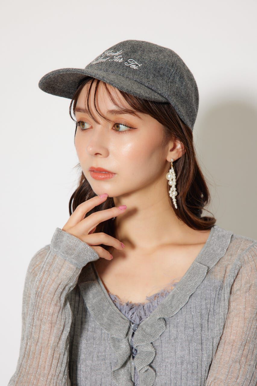 rienda「ロゴ刺繍キャップ」|その他|GRY