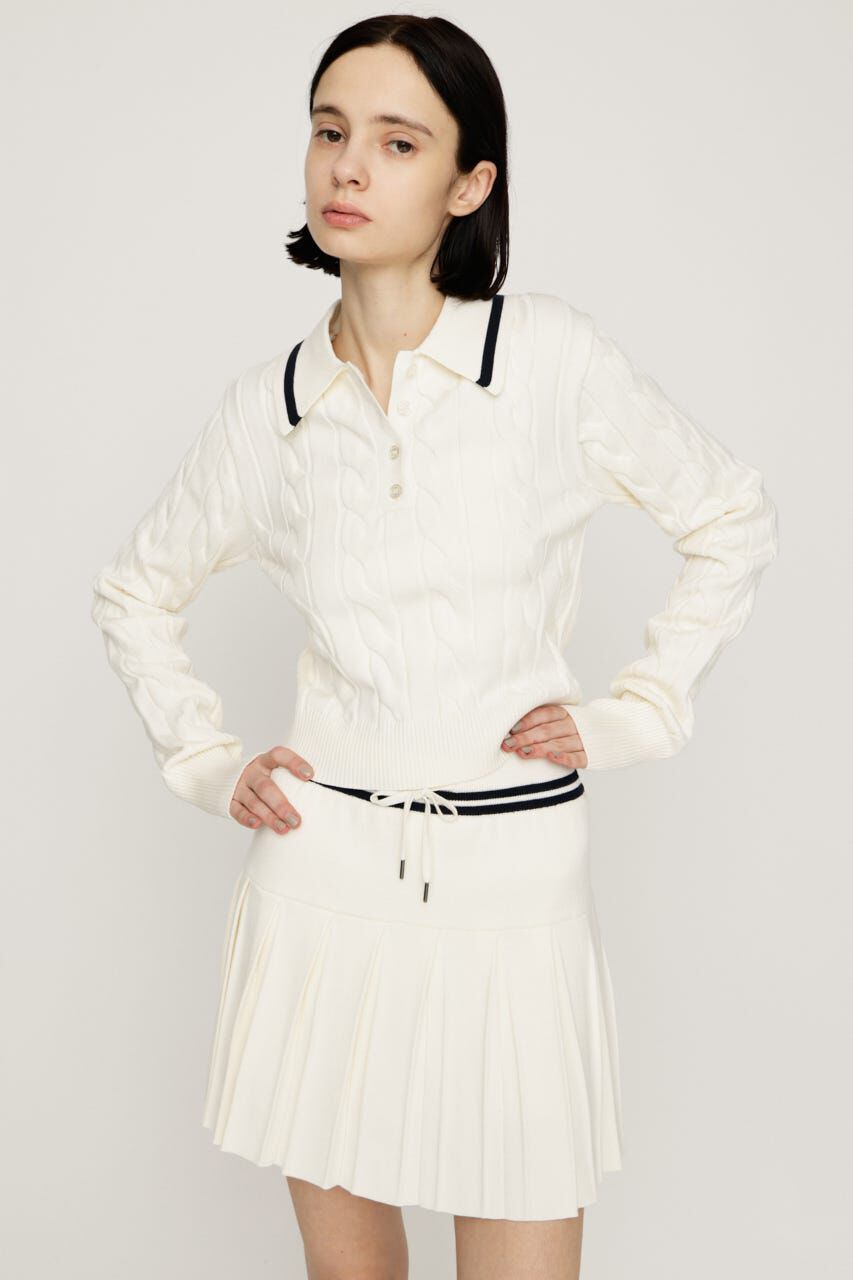 SLY「CABLE KNIT SET UP」|ワンピース|