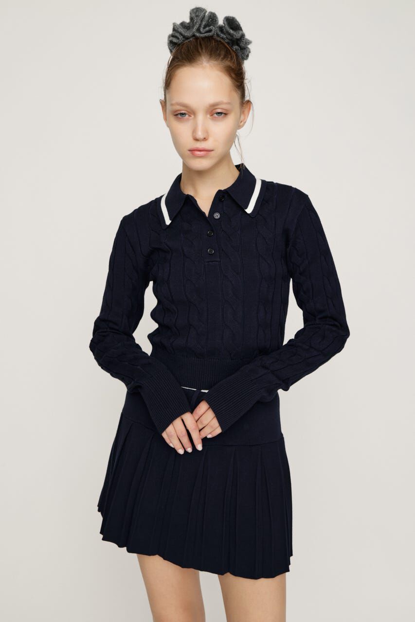 SLY「CABLE KNIT SET UP」|ワンピース|