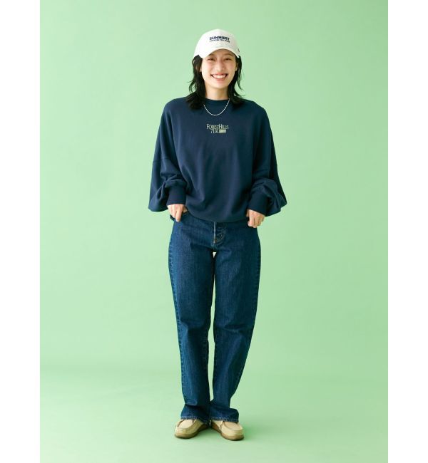 Ungrid「【WEB限定】刺繍ロゴルーズスウェット」|スウェット・ジャージ|