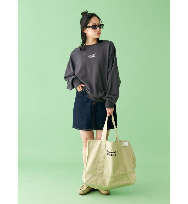 Ungrid「【WEB限定】刺繍ロゴルーズスウェット」|スウェット・ジャージ|