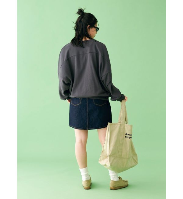 Ungrid「【WEB限定】刺繍ロゴルーズスウェット」|スウェット・ジャージ|