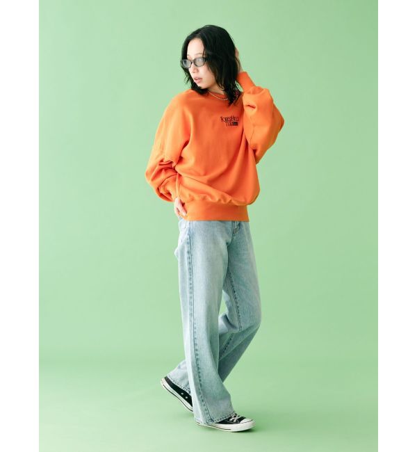 Ungrid「【WEB限定】刺繍ロゴルーズスウェット」|スウェット・ジャージ|