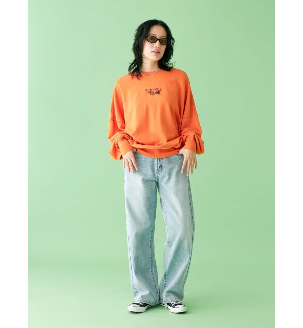 Ungrid「【WEB限定】刺繍ロゴルーズスウェット」|スウェット・ジャージ|