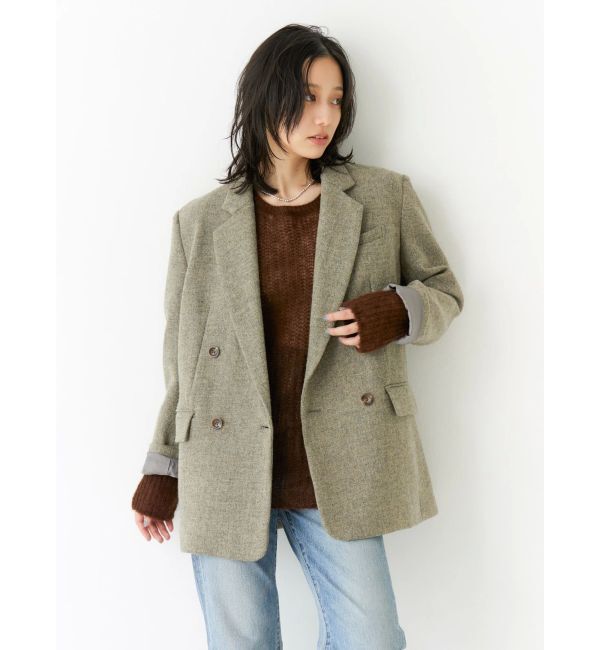 Ungrid「アルパカ混透かし編みニット」|ニット・セーター|