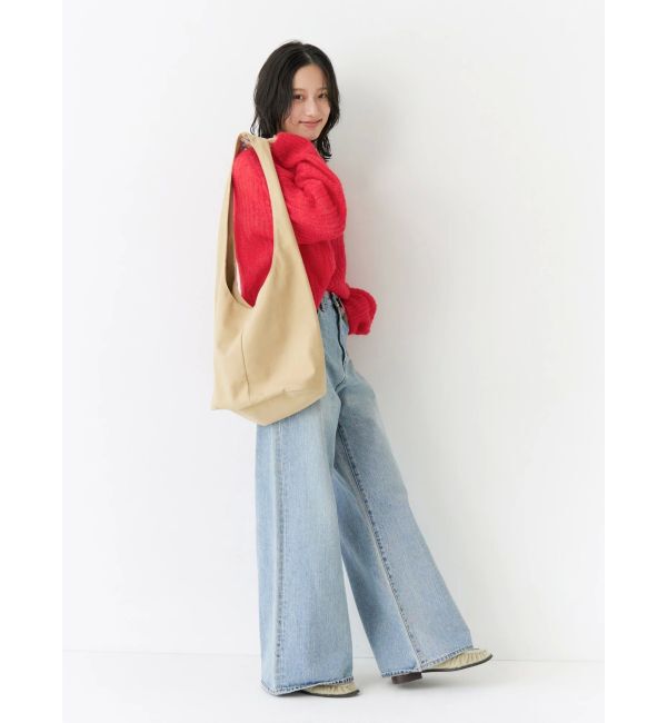 Ungrid「アルパカ混透かし編みニット」|ニット・セーター|