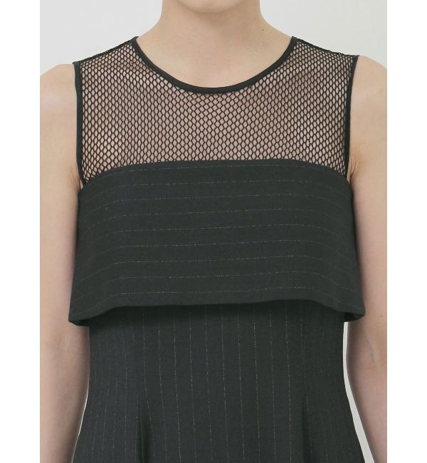 LAGUNAMOON「LADYメッシュドッキングベアドレス」|ドレス|