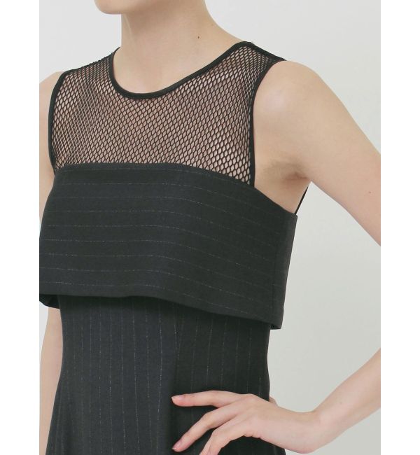 LAGUNAMOON「LADYメッシュドッキングベアドレス」|ドレス|